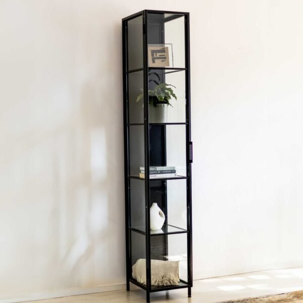 STUDIO DELTA - NARROW GLASS DISPLAY CABINET