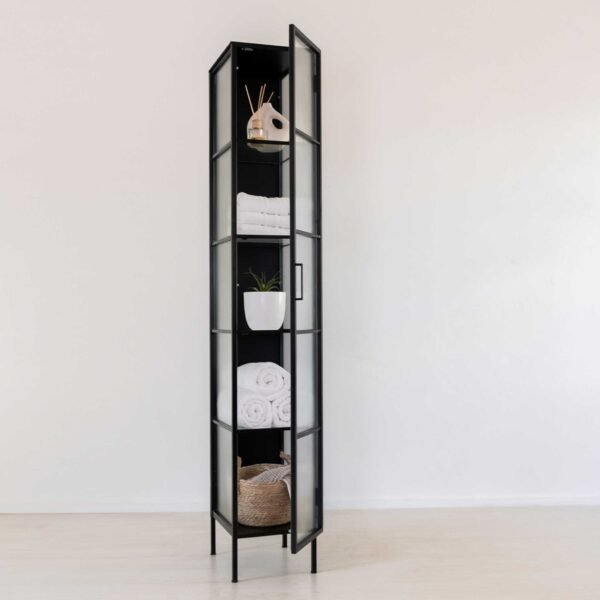 STUDIO DELTA - NARROW GLASS DISPLAY CABINET