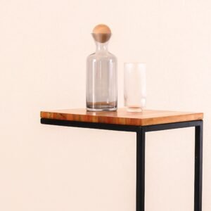 STUDIO DELTA U SIDE TABLE IN BLACK