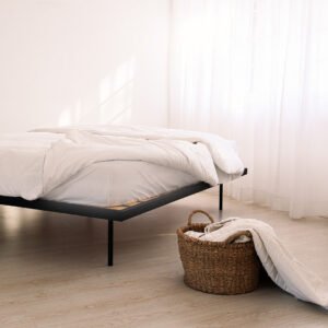 STUDIO DELTA MINIMALIST FLOATING BEDFRAME IN BLACK