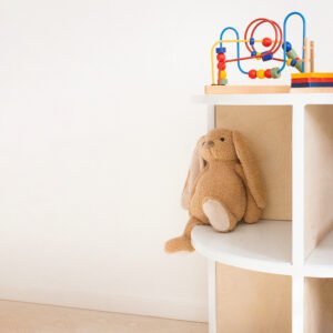 STUDIO DELTA TOY STORAGE SHELF IN WHITE