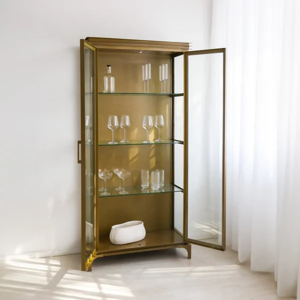 STUDIO DELTA - MODERN ANTIQUE GLASS CABINET