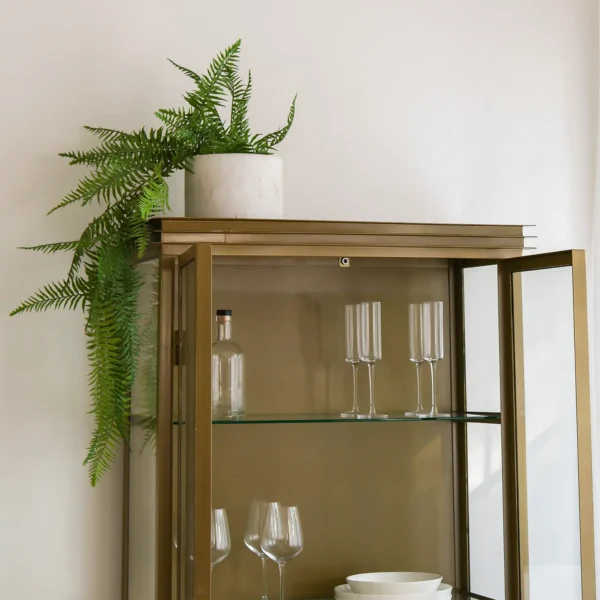 STUDIO DELTA - MODERN ANTIQUE GLASS CABINET