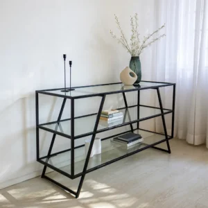 STUDIO DELTA - ABSTRACT STEEL AND CONSOLE TABLE
