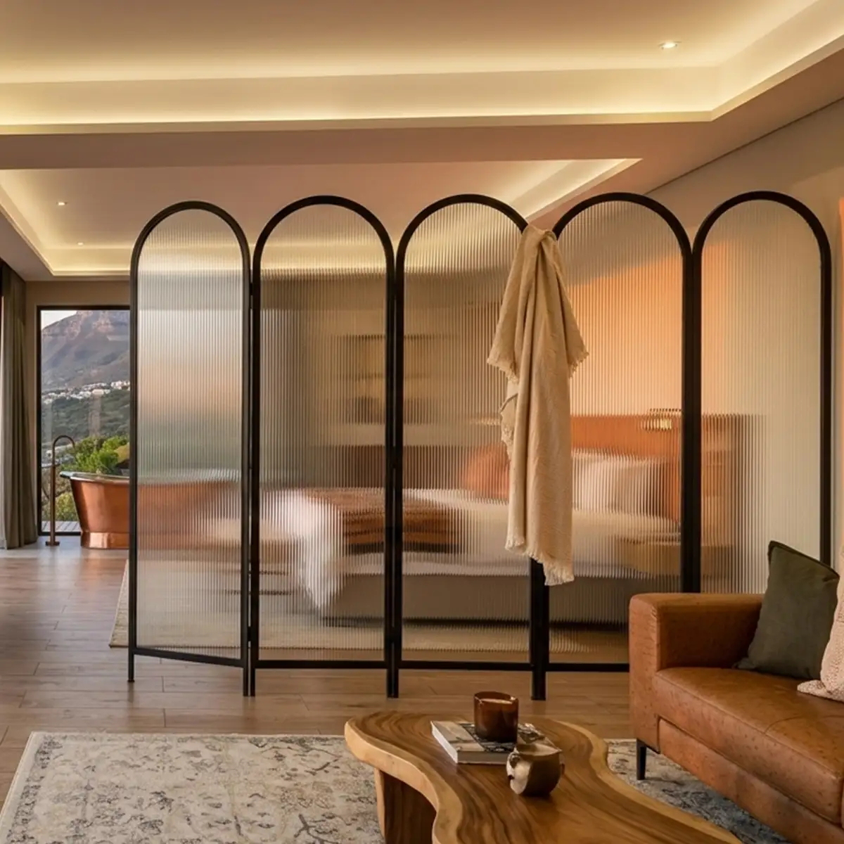Athena Arched Room Divider D Athena Arched Room Divider - Studio Delta